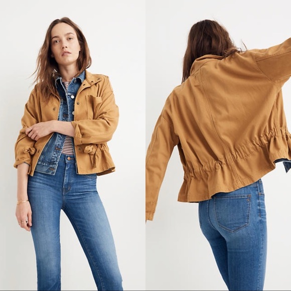 madewell denim southlake military jacket
